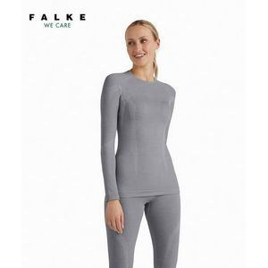 Falke ženska majica Wool-Tech, siva