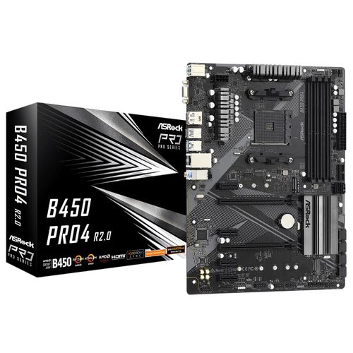 ASROCK B450 PRO4 R2.0 matična ploča slika 1