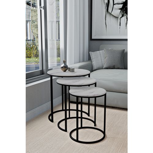 Lisa - Marble, White Marble
White Nesting Table (3 Pieces) slika 2