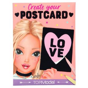 Top Model Kreativna bojanka Create Your Postcard - Set za izradu razglednica