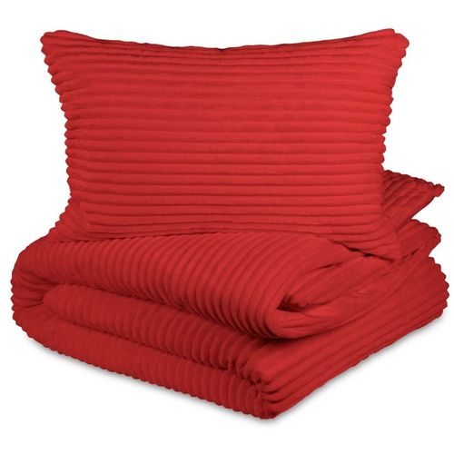 Komplet posteljina Svilanit Dream Velvet "3 u 1" red 140x200 cm slika 6