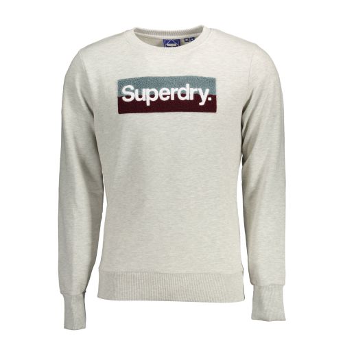 SUPERDRY Muška Siva Majica bez Zatvarača slika 1