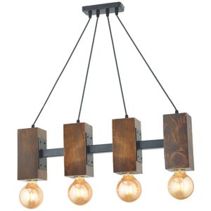 Carina 4Lü Ceviz Avize Walnut
Black Chandelier