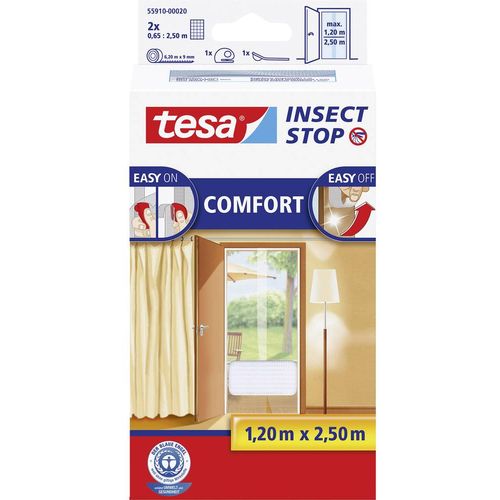 tesa  COMFORT  55910-00020-00    mreža protiv insekata za vrata    (Š x V) 1200 mm x 2500 mm  bijela  1 St. slika 1