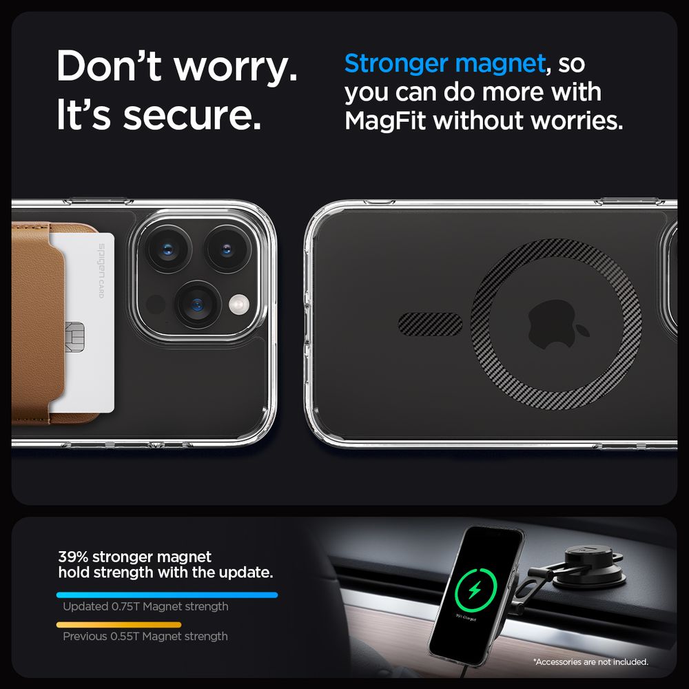Spigen Ultra Hybrid MagSafe, carbon fiber - iPhone 15 Pro Max slika 14