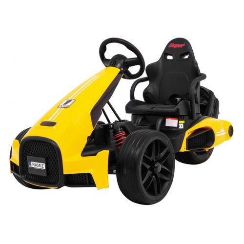 Go-kart na akumulaotor XR-1 - žuti slika 1