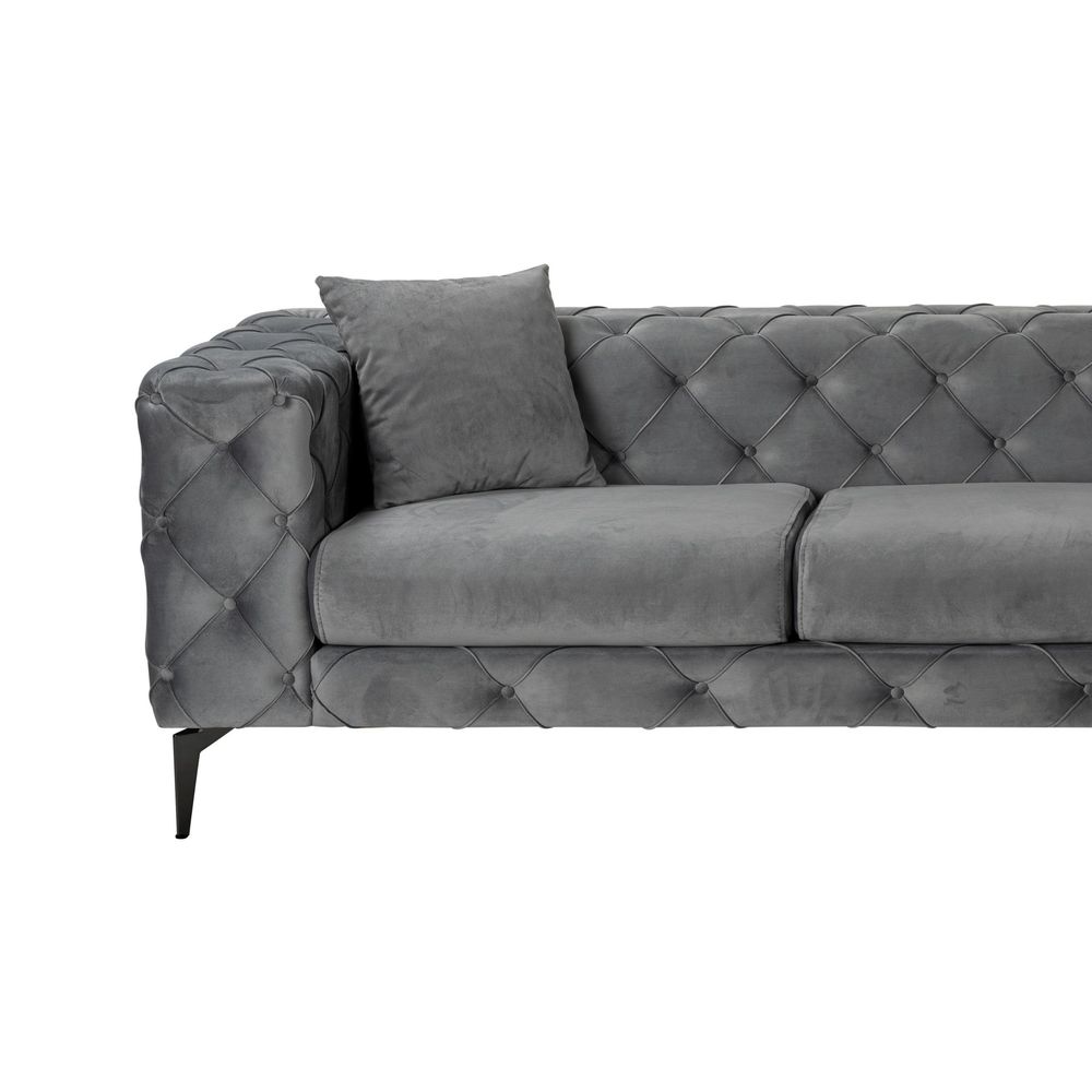 Como Eco Right - Ugaona Sofa u Antracitnoj i Crnoj Boji slika 8