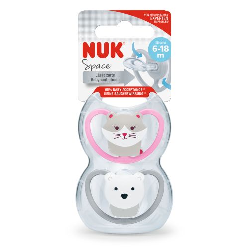 NUK duda varalica - silikon Space s2 (6-18m), 2 kom/box 10736366 slika 2