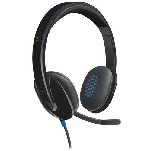 Logitech H540 Slušalice s Mikrofonom, USB, Crna slika 1