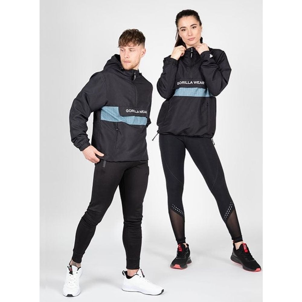 Gorilla Wear BOLTON Windbreaker Šuškavac, Crni slika 2