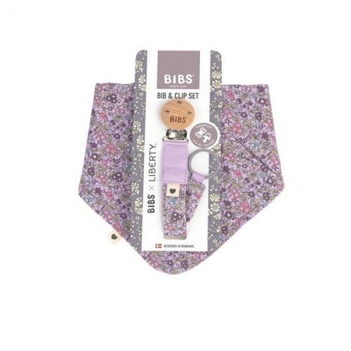 BIBS x Liberty set portikla i lancic Chamomile Lawn Violet Sky slika 2