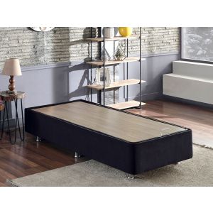 Ela Single - Black (100 x 200) Black Single Bed Base