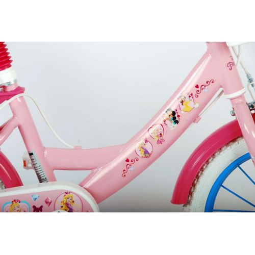 Dječji bicikl Disney Princess 14" s dvije ručne kočnice rozi slika 7