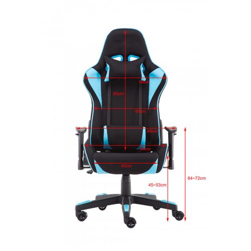 Gaming Stars Solutions RGC-9012 with footrest Black Blue slika 3