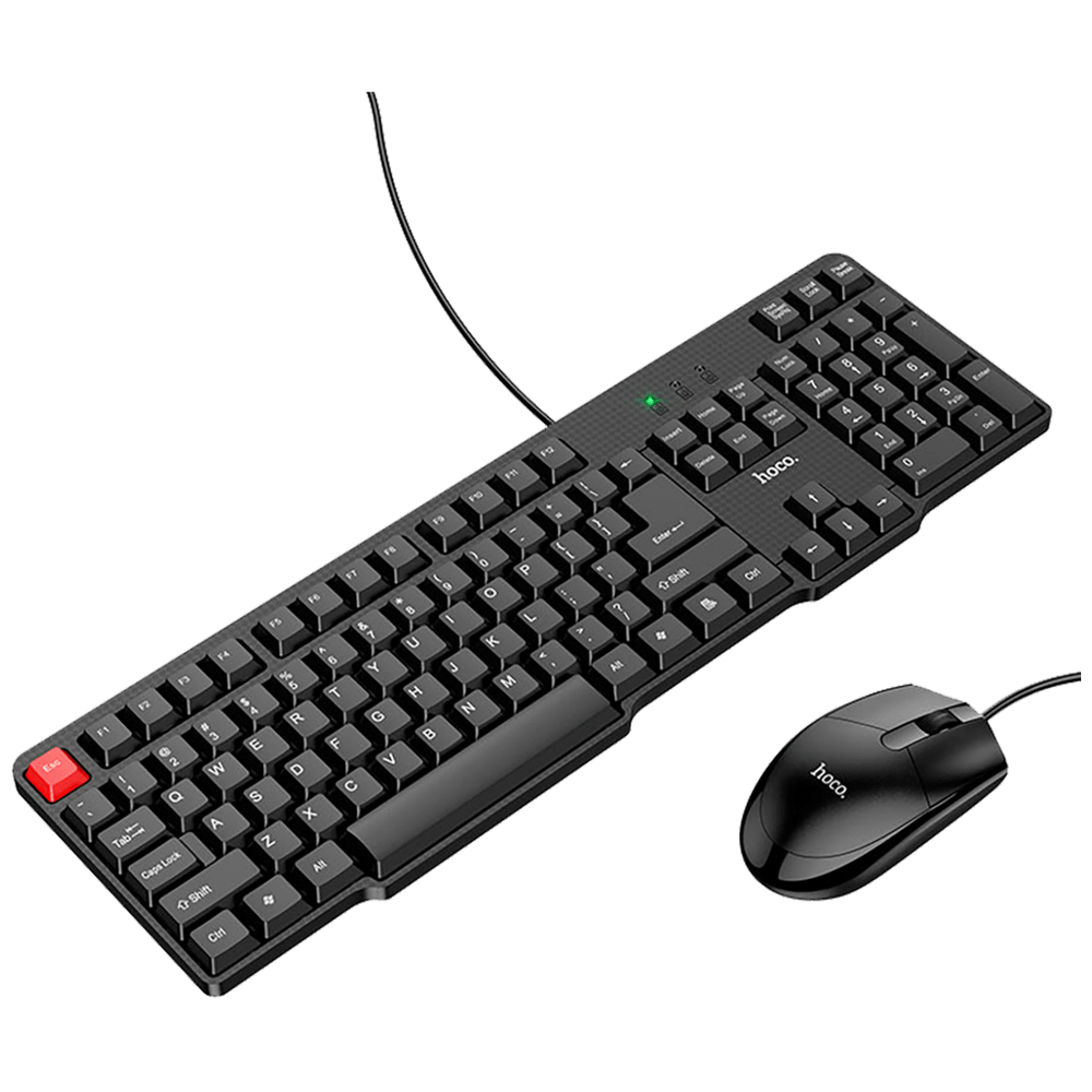 hoco. Tipkovnica + miš, Hoco GM16, set, USB slika 1