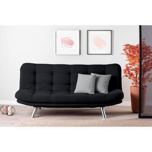 Misa Sofabed - Black Black 3-Seat Sofa-Bed slika 1