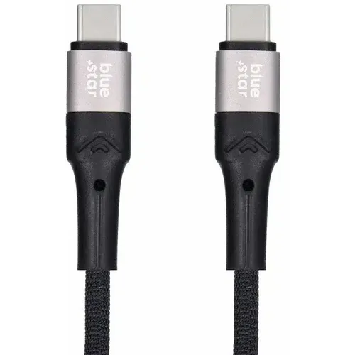 Blue Star pleteni kabel s USB C na USB C konektorom 3A 60W 2m slika 3