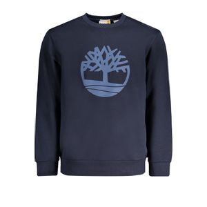 TIMBERLAND MEN'S BLUE ZIP-UP SWEATSHIRT