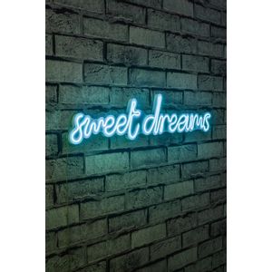 Wallity Ukrasna plastična LED rasvjeta, Sweet Dreams - Blue
