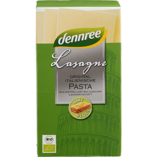 DENNREE Tjestenina lasagne od durum pšenice BIO 250g slika 1