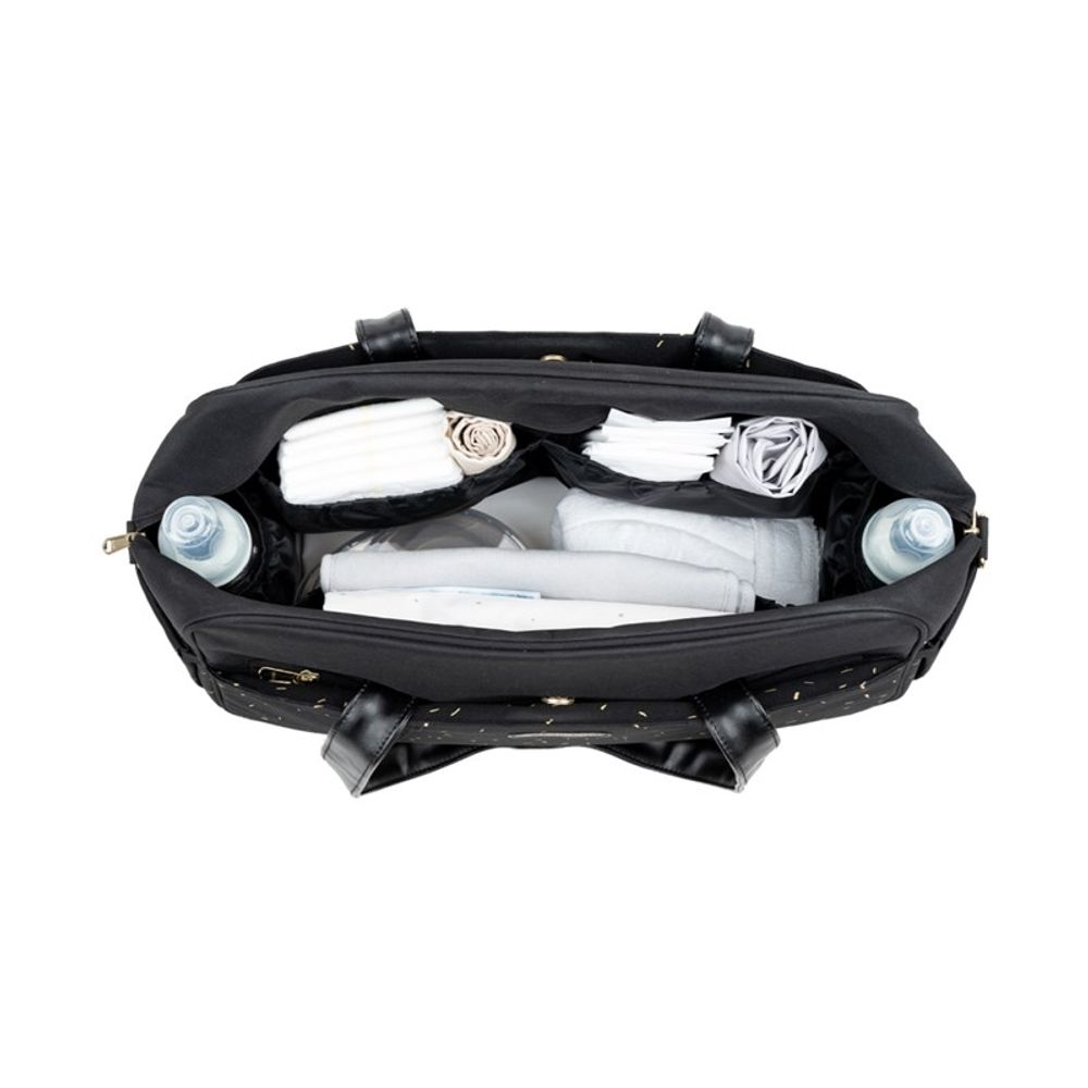 Kikka Boo Torba za mamu Chelsea Confetti, Black slika 5