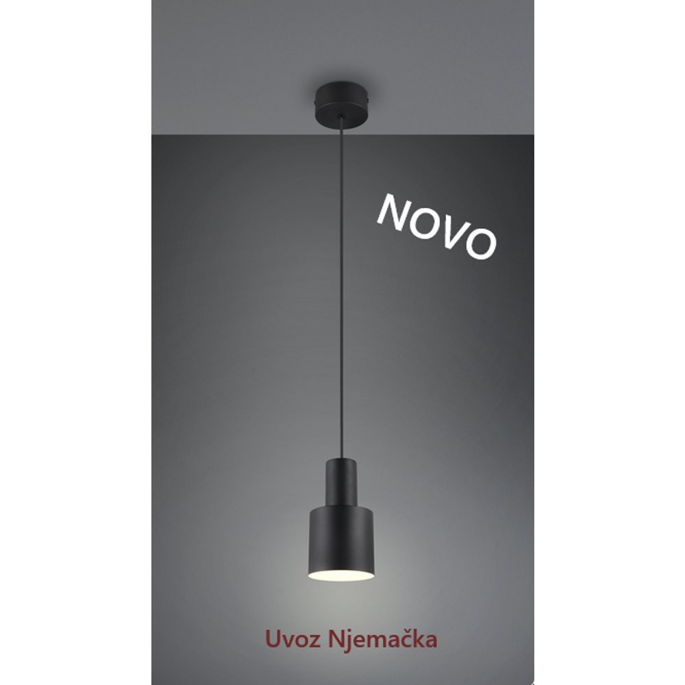 AGUDO-1 VISILICA 1XE27 BLACK MAT slika 1