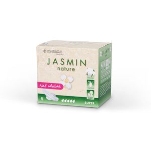 Jasmin Nature pamučni ulošci night, 8 kom