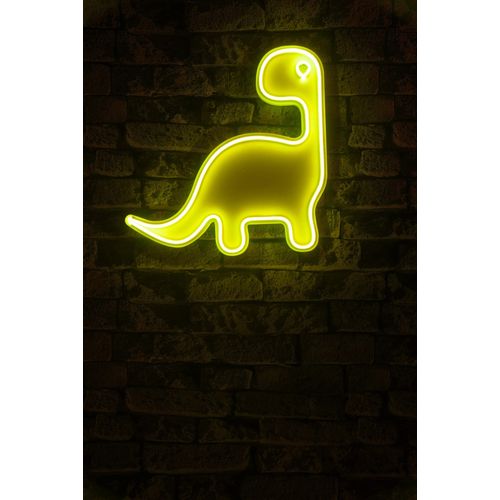 Wallity Ukrasna plastična LED rasvjeta, Dino the Dinosaur - Yellow slika 10