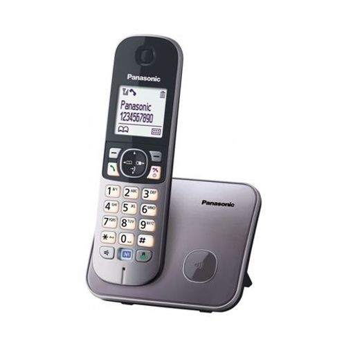 Panasonic telefon bežični KX-TG6811FXM metalik sivi slika 1