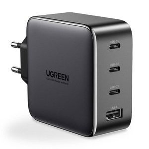 Kućni punjač UGREEN, 100W, USB-A+3xUSB-C, crni