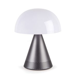 LEXON MINA L LAMPA/ZVUCNIK LED lampa+ BT zvucnik, baterija oko 24h, punjenje 3h, USB-C Gunmetal