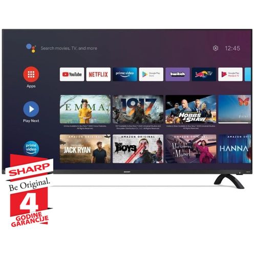 Sharp televizor 50" 50DL2 LED 4K UHD Android TV slika 1