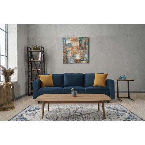 Atelier Del Sofa Kale Velvet - Trosed u boji maslinasto zelene slika 1