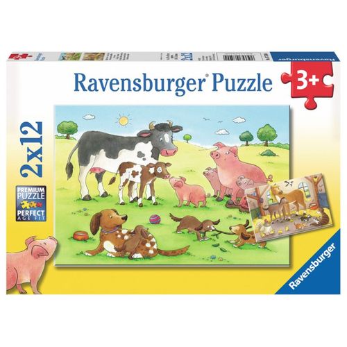 Ravensburger Puzzle Životinje 2x12 Kom slika 1