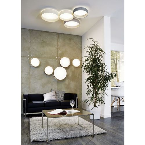 Eglo Palomaro plafonjera/1, led, 11w, 950lm, prečnik 320, plastika/tekstil bež  slika 2