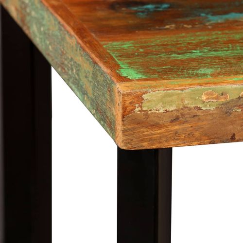 Barski stol od masivnog obnovljenog drva 60x60x107 cm slika 35