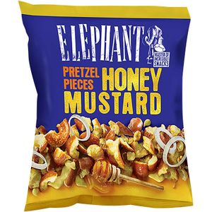 Elephant Pretzel Pieces - med, senf i luk 125g