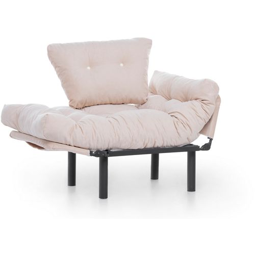 Atelier Del Sofa Fotelja, Krem, Nitta Single - Cream slika 7