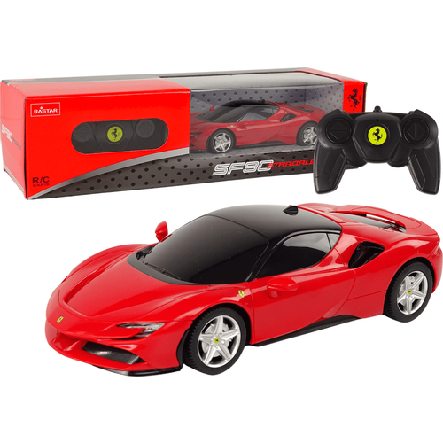Sportski auto Ferrari SF90 na daljinsko upravljanje 1:14 crveni slika 1