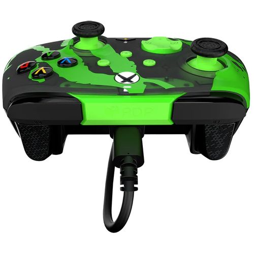 PDP XBOX WIRED CONTROLLER REMATCH - JOLT GREEN GLOW IN THE DARK slika 5