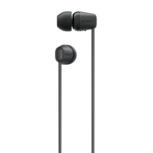 Sony slušalice WIC100B.CE7 BT, in-ear, bežične, crne slika 1