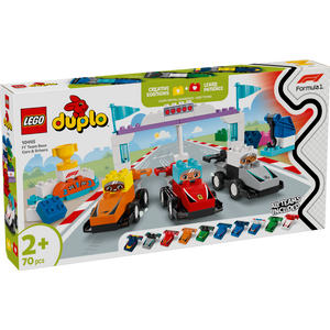 LEGO® DUPLO® 10445 Trkaći automobili i vozači timova za F1®