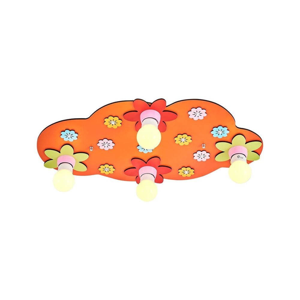 Luster L1540 - Narančasti Drveni Luster slika 2