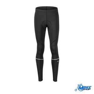 Force Hlače sa umetkom za biciklizam Maze Black - XXL