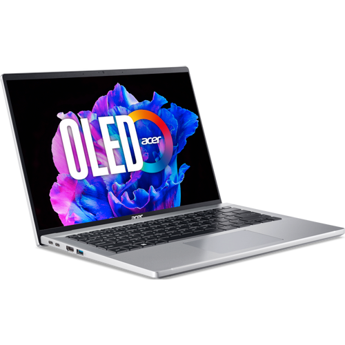 Acer Swift SFG14-71 Laptop14" 2.8K OLED i5-13500H 16GB 1TB SSD FPR SCR backlit srebrna Win11 Home slika 2