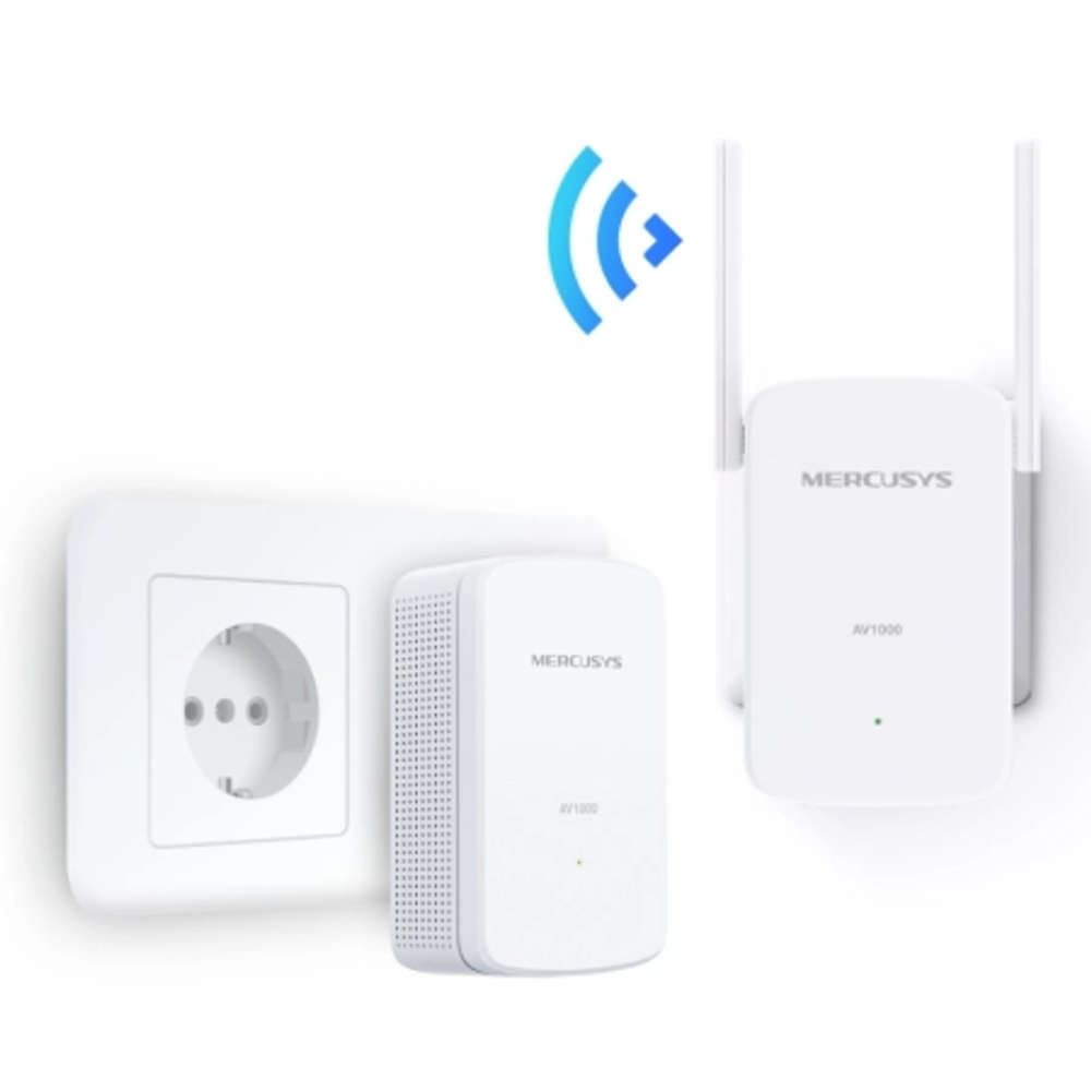 Mercusys MP510 AV1000 Gigabit Powerline Wi-Fi Kit 1000 Mbps slika 3