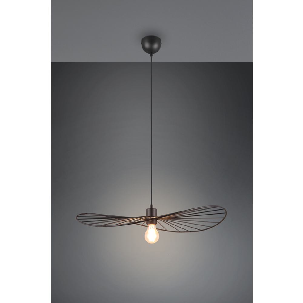CHAPEAU LUSTER CRNO MAT,1XE27 slika 4