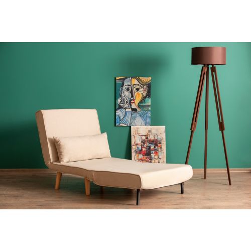 Atelier Del Sofa Fotelja na razvlačenje, Krem, Folde Single - Cream slika 2