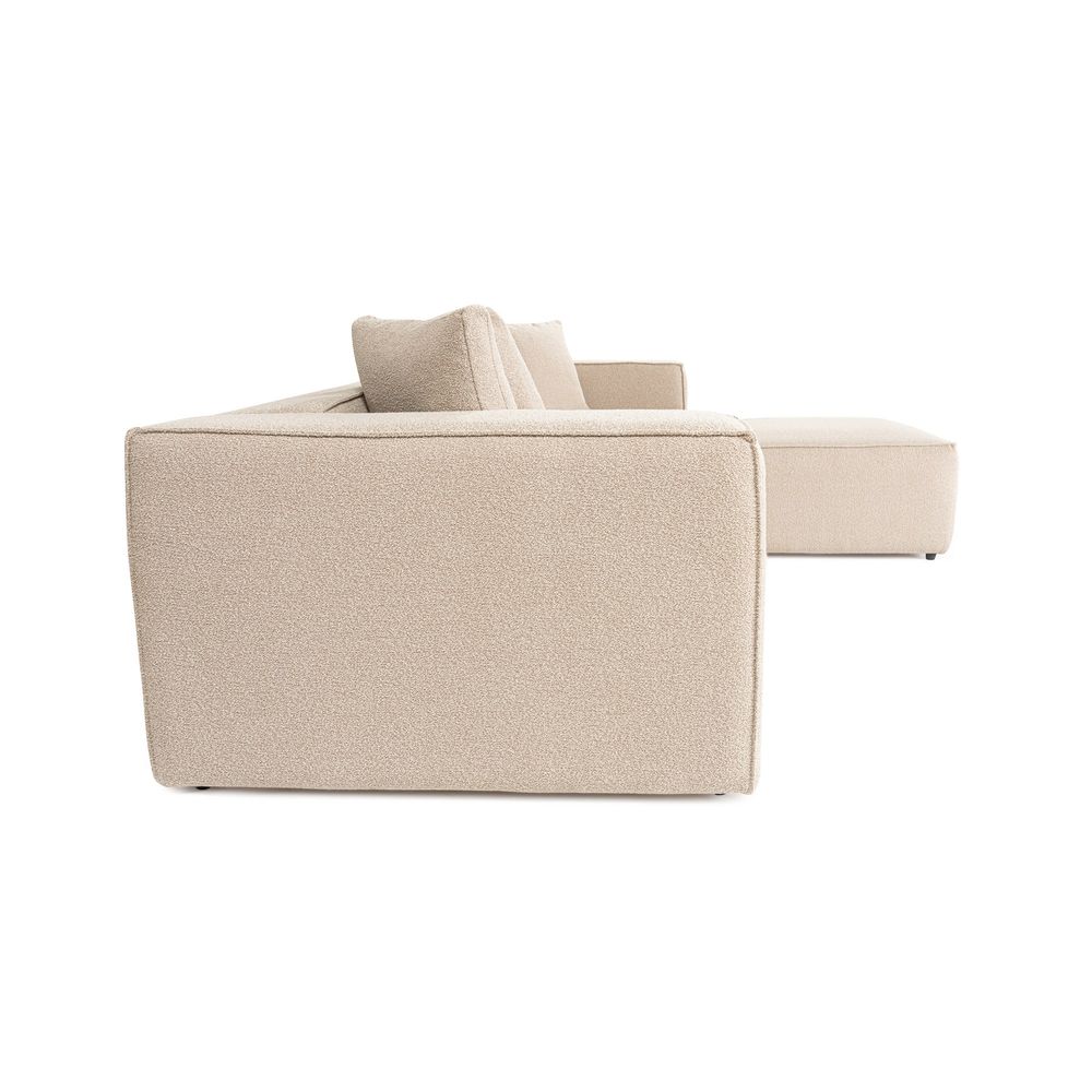 Lora (L1-O1-1R-POUFFE) - Kutna Sofa u Boji Breskve slika 5