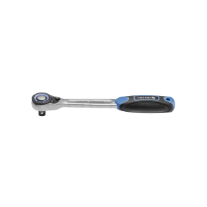 Högert Čegrtaljka(račna) ravna ručka 1/4", 72 zuba, CrMo